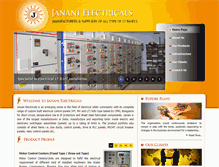 Tablet Screenshot of jananielectricals.com